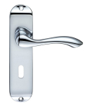 TISH 180x40mm Pol CHROME LEVER LOCK FURNITURE