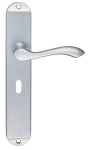 TISH 245x42mm Sat CHROME LEVER LOCK FURNITURE