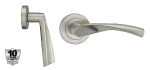 VERTO SATIN NICKEL VERTO LEVER ON ROSE