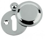 Pol CHROME VICT ROUND COVERED ESCUTCHEON 33mm