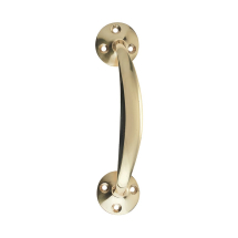 152mm Pol BRASS VICTORIAN BOW HANDLE 152mm Pol BRASS VICTORIAN BOW HANDLE