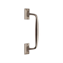 254mm Sat NICKEL PUB STYLE CRANKED PULL HANDLE 254mm Sat NICKEL PUB STYLE CRANKED PULL HANDLE
