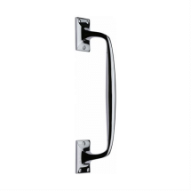 305mm Pol CHROME PUB STYLE CRANKED PULL HANDLE 305mm Pol CHROME PUB STYLE CRANKED PULL HANDLE