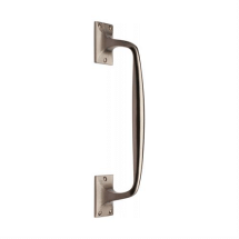 305mm SATIN NICKEL PUB STYLE CRANKED PULL HANDLE 305mm SATIN NICKEL PUB STYLE CRANKED PULL HANDLE