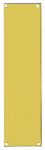 305x76mm Pol BRASS LIGHT VICT FINGER PLATE