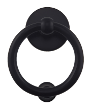 pH 125mm BLACK RING DOOR KNOCKER pH 125mm BLACK RING DOOR KNOCKER