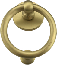 pH 125mm SATIN BRASS RING DOOR KNOCKER pH 125mm SATIN BRASS RING DOOR KNOCKER