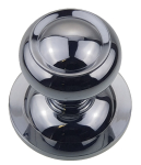 pH POLISHED CHROME LARGE ROUND CENTRE DOOR KNOB