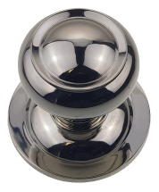 pH POLISHED NICKEL LARGE ROUND CENTRE DOOR KNOB pH POLISHED NICKEL LARGE ROUND CENTRE DOOR KNOB