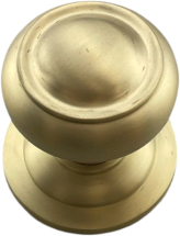 pH SATIN BRASS LARGE ROUND CENTRE DOOR KNOB pH SATIN BRASS LARGE ROUND CENTRE DOOR KNOB