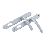 BALMORAL 92mm SATIN SILVER LEVER EURO FURNITURE