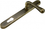 pH BARRINGTON 92mm Ant BRASS LEVER EURO FURNITURE