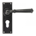 REGENCY 150X48mm BLACK LEVER EURO LOCKSET