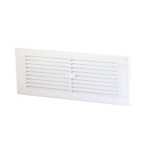 229x76mm WHITE PLASTIC LOUVRED VENTILATOR 229x76mm WHITE PLASTIC LOUVRED VENTILATOR
