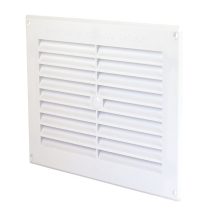 229x229mm WHITE PLASTIC LOUVRED VENTILATOR 229x229mm WHITE PLASTIC LOUVRED VENTILATOR