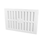 229x152mm WHITE PLASTIC HIT & MISS VENTILATOR