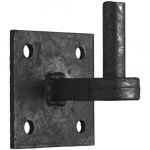 BLACK HOOK ON 4" X 4" PLATE c/w EXTENDED SHOULDER 19mm PIN