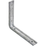 GALV.305x254mm FLUTED ANGLE BRACKET