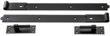 BLACK 305MM STRAIGHT BANDS & HOOKS BLACK 305MM STRAIGHT BANDS & HOOKS