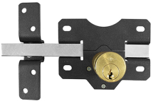 50mm BLACK SINGLE LOCKING LONG THROW GATE LOCK 50mm BLACK SINGLE LOCKING LONG THROW GATE LOCK
