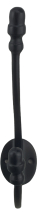 BLACK HEAVY ACORN HAT AND COAT HOOK BLACK HEAVY ACORN HAT AND COAT HOOK