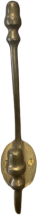 RUMBLED BRASS HEAVY ACORN HAT AND COAT HOOK RUMBLED BRASS HEAVY ACORN HAT AND COAT HOOK