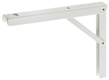 300mm WHITE ADJUSTABLE HINGED BRACKET 300mm WHITE ADJUSTABLE HINGED BRACKET
