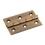 76x51mm ANTIQUE BRASS 2.5mm DPBW HINGES