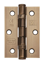 76x51x2mm Ant BRASS BALL BEARING HINGE Grade 7 76x51x2mm Ant BRASS BALL BEARING HINGE Grade 7