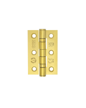 76x51x2.5mm SATIN BRASS BALL BEARING HINGES 76x51x2.5mm SATIN BRASS BALL BEARING HINGES