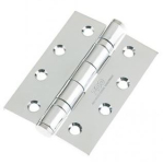 102x76mm Pol CHROME BALL BEARING HINGES Grade 11 80kg