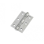 102x76mm Sat CHROME BALL BEARING HINGES Grade 11   80kg