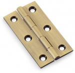 64x35x2mm Ant BRASS CABINET HINGES