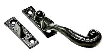 Eng BLACK Ant RH WEDGE TYPE SCROLL END FASTENER Eng BLACK Ant RH WEDGE TYPE SCROLL END FASTENER
