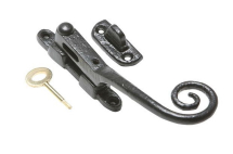 Eng BLACK Ant RH LOCKING NIGHTVENT CURLY TAIL FASTENER Eng BLACK Ant RH LOCKING NIGHTVENT CURLY TAIL FASTENER