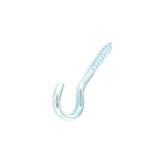 12 X 80mm BZP SCREW-IN HOOK