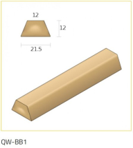 QWOOD 3m NATURAL 21.5x12x12mm BONDING BAR QWOOD 3m NATURAL 21.5x12x12mm BONDING BAR