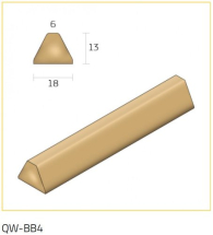 QWOOD 3m NATURAL 18x6x13mm BONDING BAR QWOOD 3m NATURAL 18x6x13mm BONDING BAR