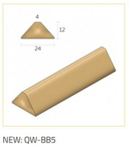 QWOOD 3m NATURAL 24x4x12mm BONDING BAR QWOOD 3m NATURAL 24x4x12mm BONDING BAR