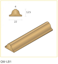 QWOOD 3m NATURAL LAMBS TONGUE GLAZING BAR QWOOD 3m NATURAL LAMBS TONGUE GLAZING BAR