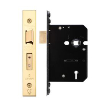PVD 76mm 5 LEVER BUDGET MORTICE SASHLOCK PVD 76mm 5 LEVER BUDGET MORTICE SASHLOCK