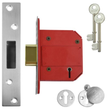 UNION 2100 76mm Sat CHROME 5 LEVER BRITISH Std DEADLOCK UNION 2100 76mm Sat CHROME 5 LEVER BRITISH Std DEADLOCK