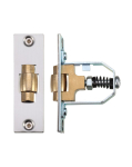 Sat CHROME ADJUSTABLE HEAVY DUTY ROLLER MORTICE LATCH