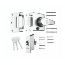 Pol CHROME 40mm BS HIGH SECURITY NIGHTLATCH Pol CHROME 40mm BS HIGH SECURITY NIGHTLATCH