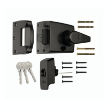 BLACK 60mm BS HIGH SECURITY NIGHTLATCH BLACK 60mm BS HIGH SECURITY NIGHTLATCH