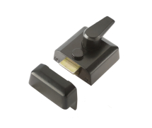 BLACK 40mm NARROW NIGHTLATCH BLACK 40mm NARROW NIGHTLATCH