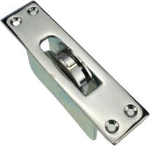 2inchPol NICKEL BALL RACE AXLE PULLEY 2inchPol NICKEL BALL RACE AXLE PULLEY