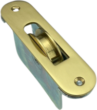 2inchPol BRASS BALL RACE AXLE PULLEY (2-HOLE/RADIUS ENDS) 2inchPol BRASS BALL RACE AXLE PULLEY (2-HOLE/RADIUS ENDS)