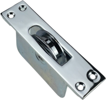 2inchPol CHROME BALL RACE AXLE PULLEY 2inchPol CHROME BALL RACE AXLE PULLEY