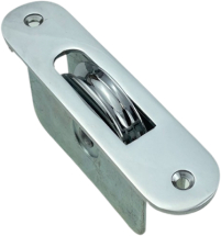 2inchPol CHROME BALL RACE AXLE PULLEY (2-HOLE/RADIUS ENDS) 2inchPol CHROME BALL RACE AXLE PULLEY (2-HOLE/RADIUS ENDS)